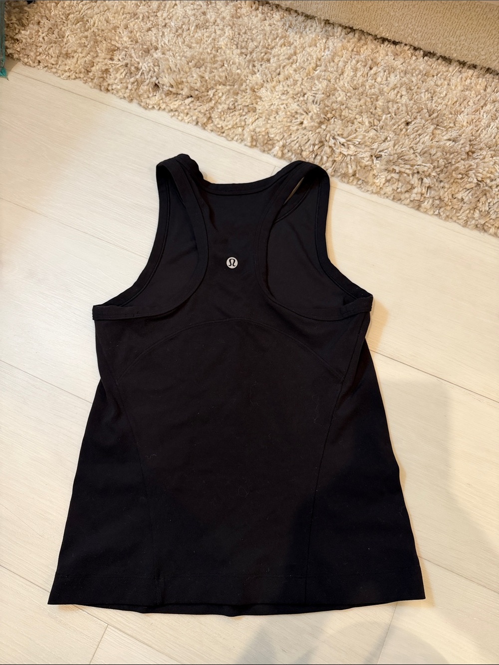 lululemon athletica Black Racerback Workout Tank